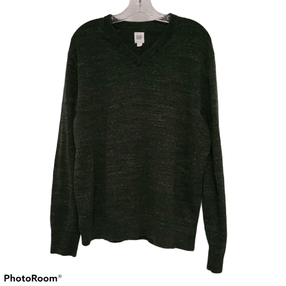 Green Gap Heather Pullover Sweater